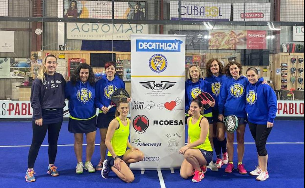 El equipo de pádel Decathlon - Olímpico León convocado frente al equipo astorgano de Innova Asturica B.