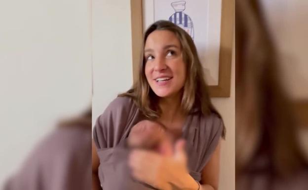 Marta Pombo y la técnica que utiliza para calmar a su hija Matilda