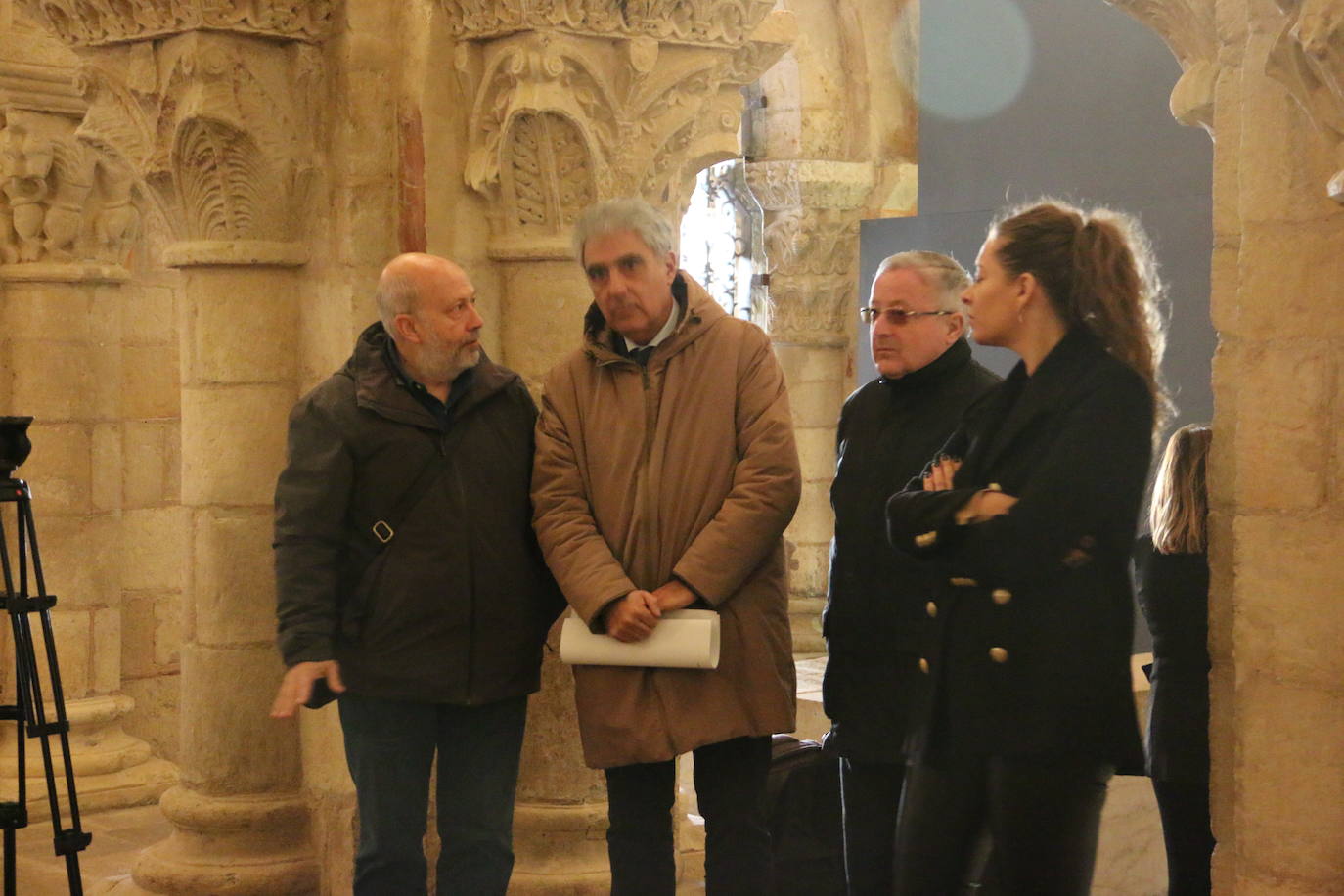 Visita a la restauración de las pinturas del Panteón Real de la Colegiata de San Isidoro