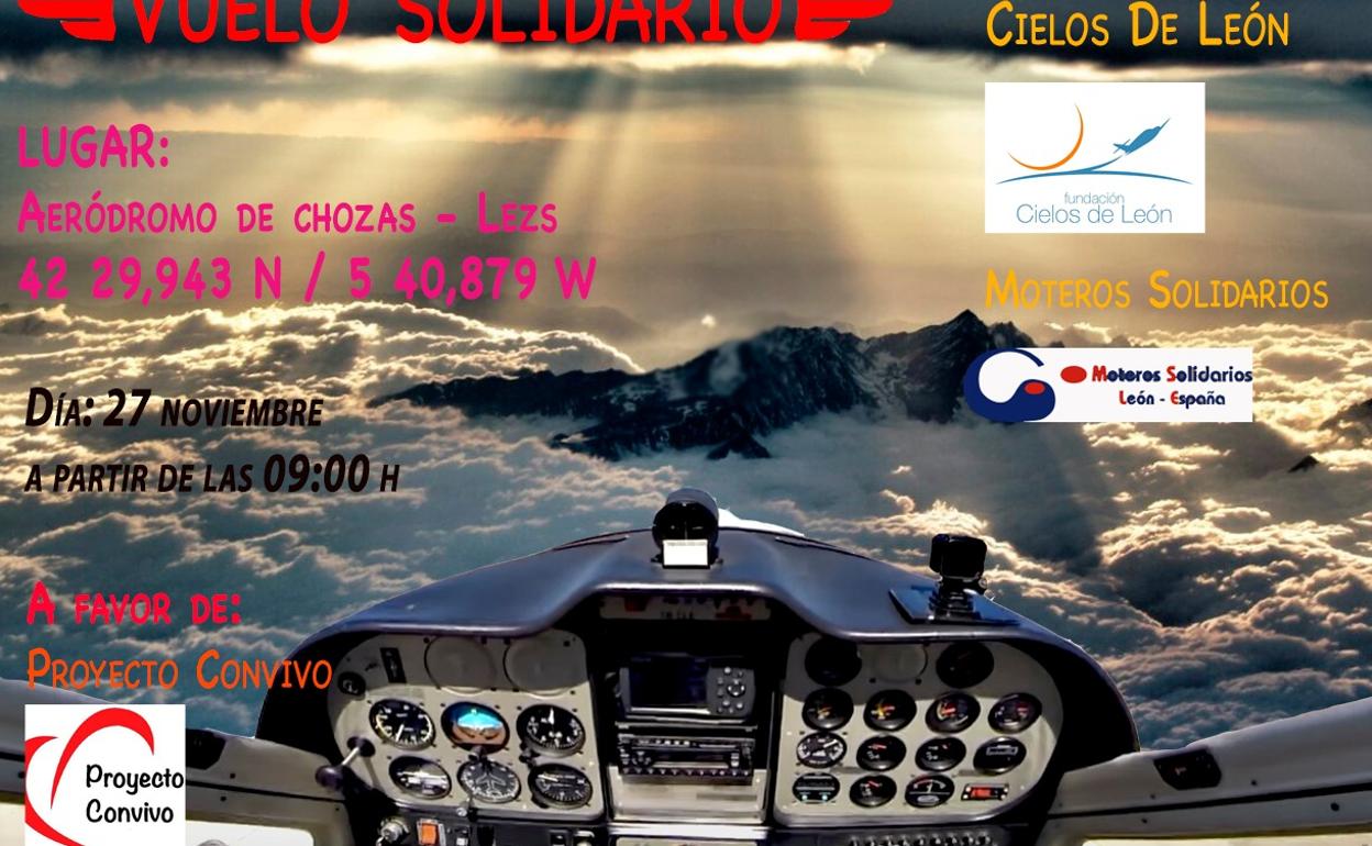 Moteros Solidarios y Cielos de León se unen en un 'vuelo' por la inclusión.