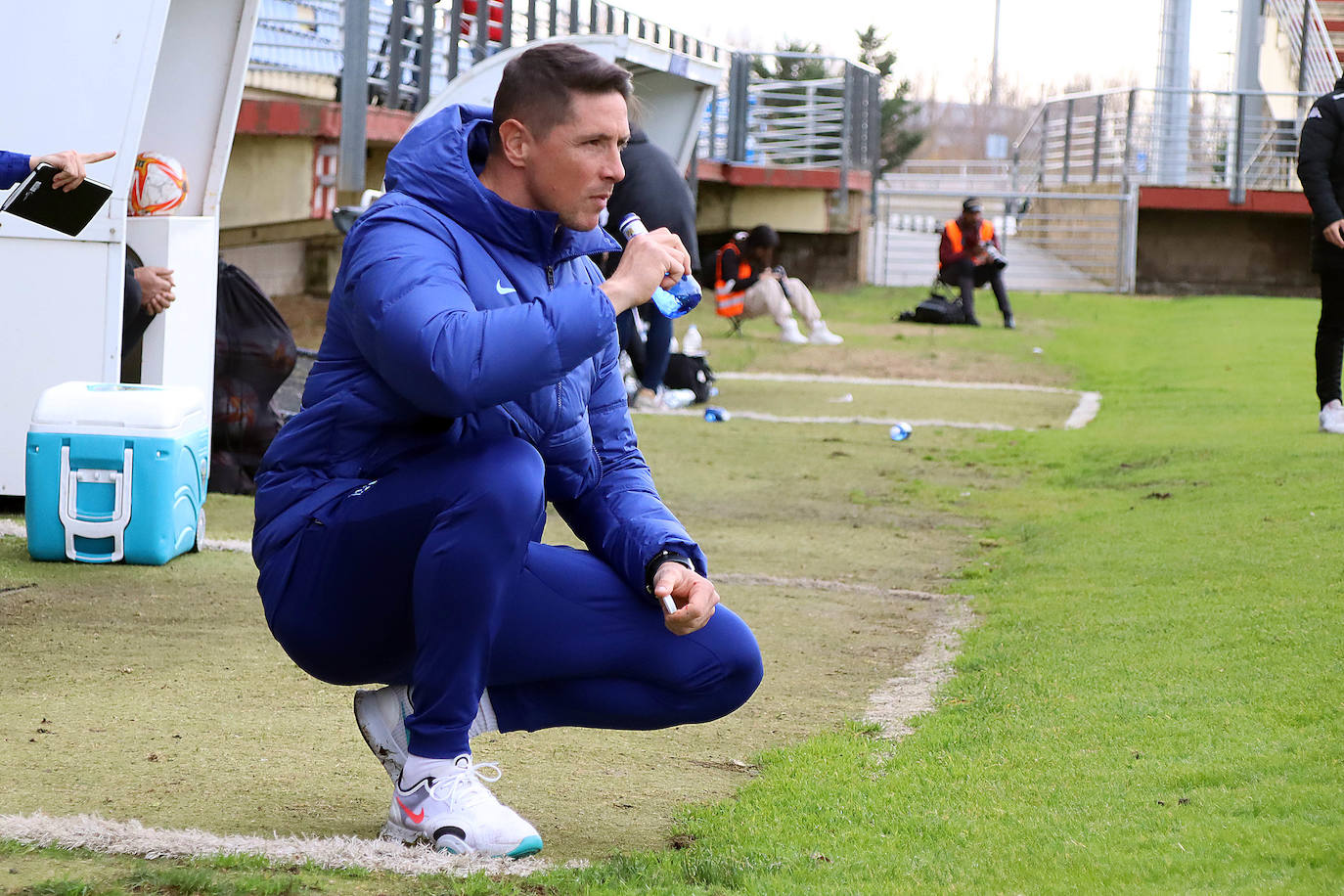 Fernando Torres en el Área Deportiva de Puente Castro. 