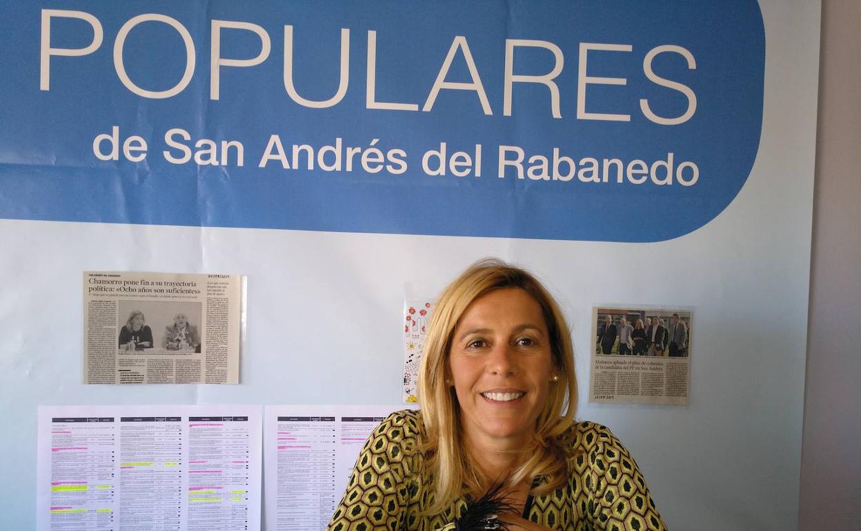 La portavoz del Partido Popular en San Andrés del Rabanedo, Noelia Alvarez.