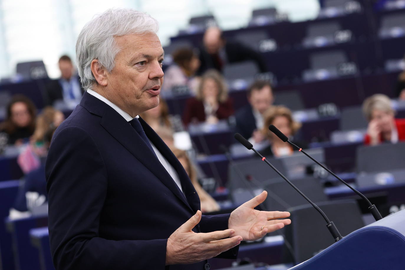 El comsiario de Justicia, Didier Reynders.