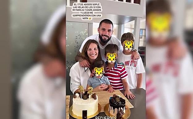 Jessica y su ex pareja.