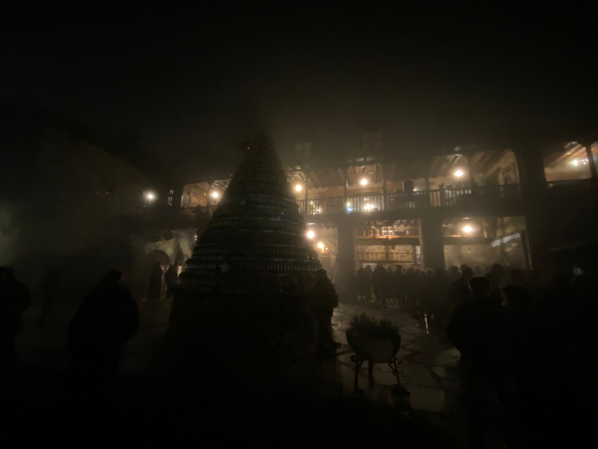 Cumpliendo con la tradición y como cada Navidad el Palacio de Canedo se ha convertido este 1 de diciembre en un auténtico monumento de luz, color y sentimiento | Más de un kilómetro y medio de luces led iluminan el medio siglo de Prada 'A tope'.