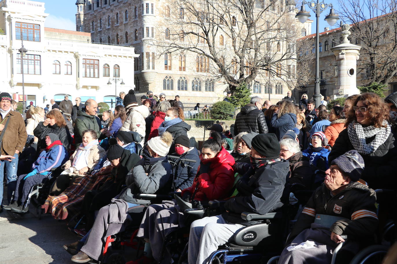 Celebración de los actos del 'Día Mundial de las Personas con Discapacidad' en León.