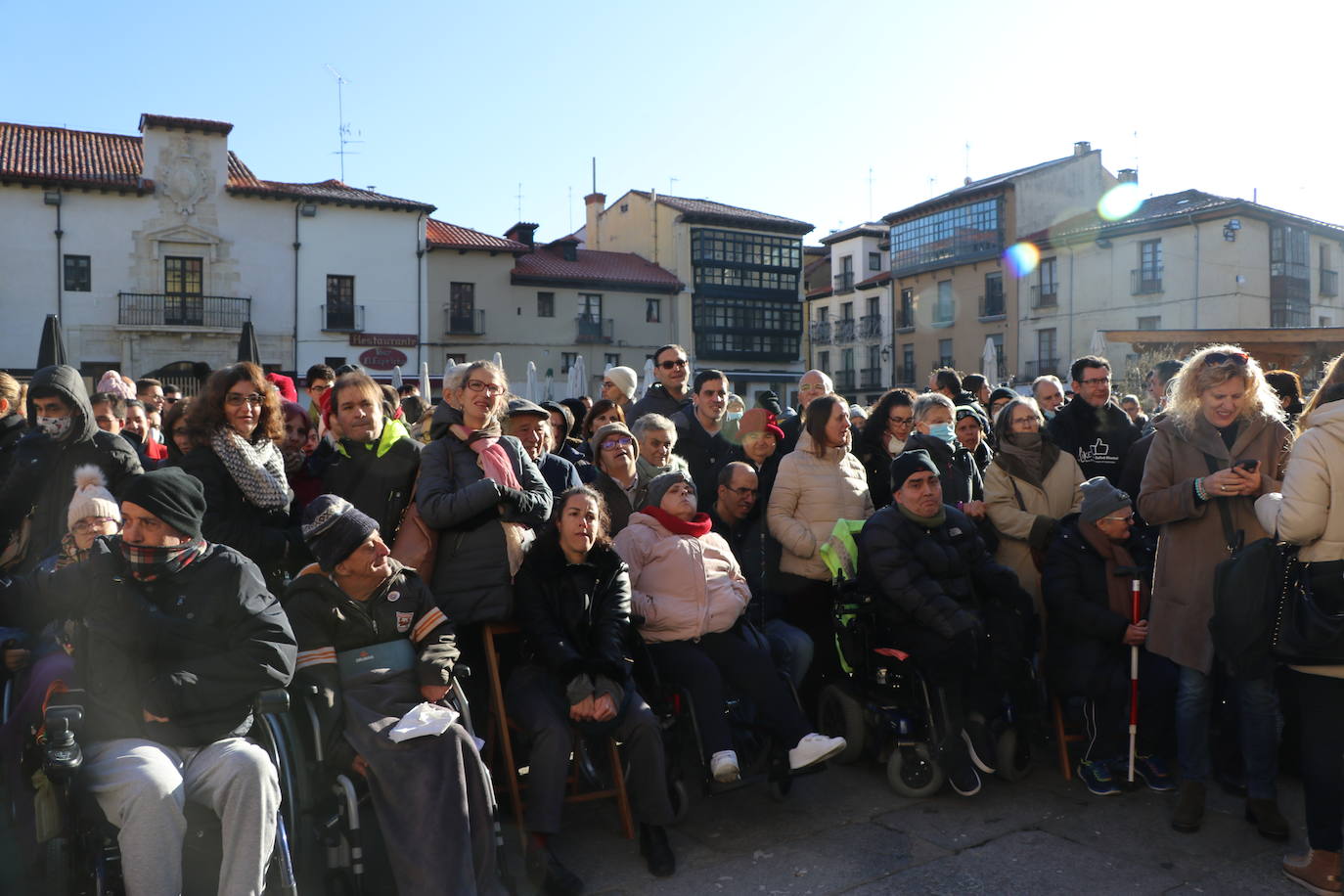 Celebración de los actos del 'Día Mundial de las Personas con Discapacidad' en León.