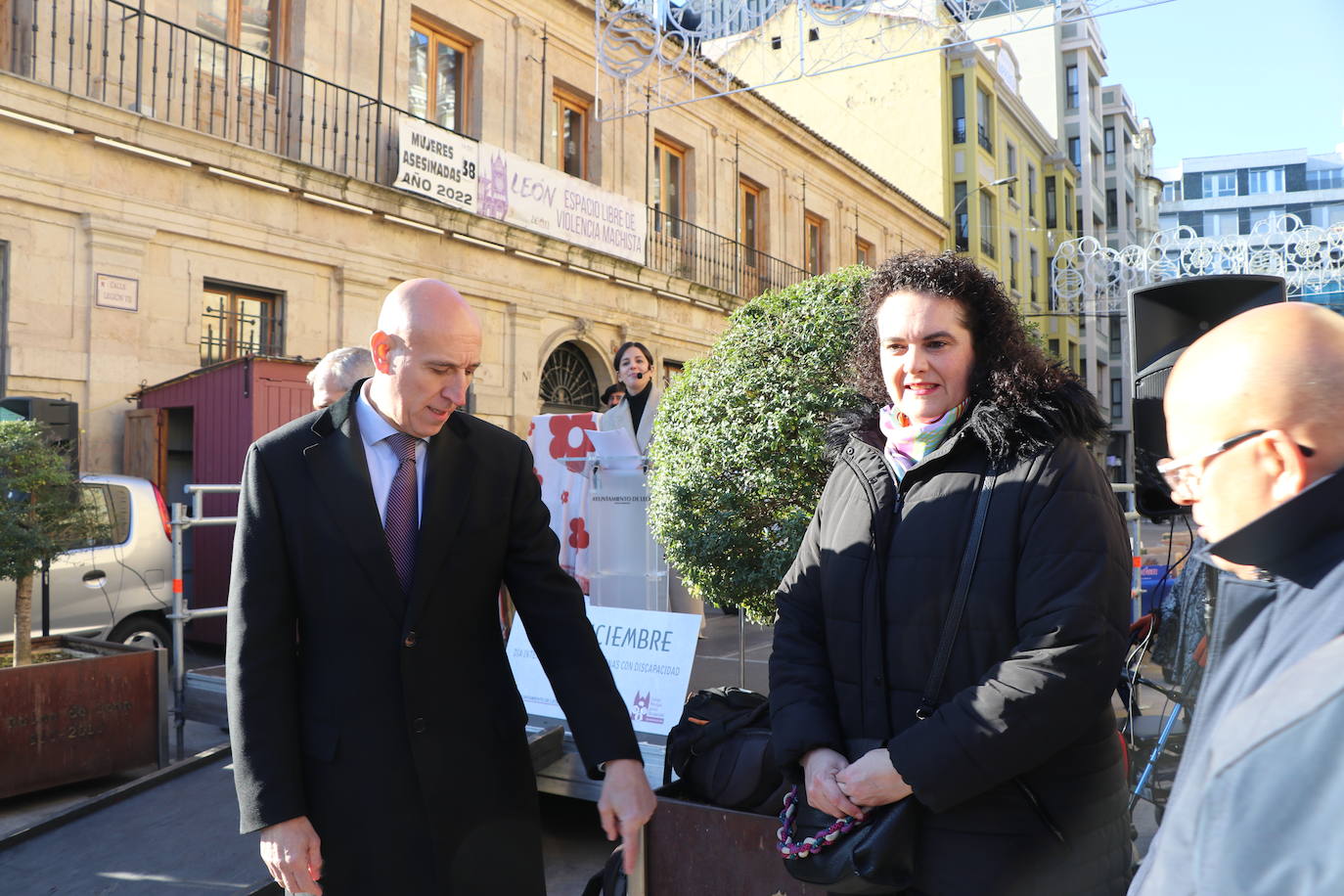 Celebración de los actos del 'Día Mundial de las Personas con Discapacidad' en León.