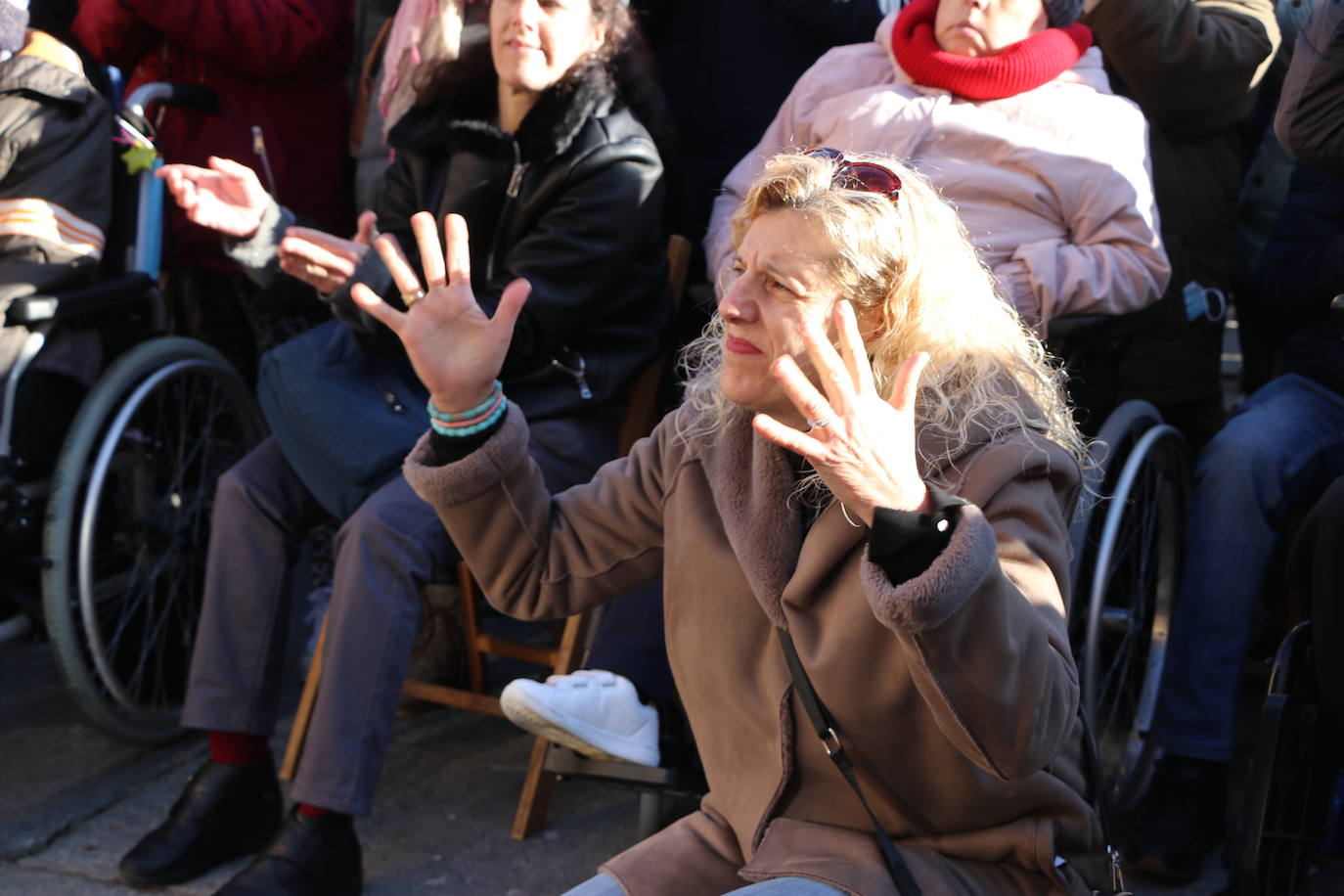 Celebración de los actos del 'Día Mundial de las Personas con Discapacidad' en León.