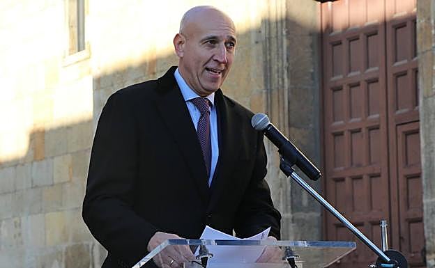 El alacalde de León, José Antonio Diez, habla sobre la sede de la Agencia Espacial.