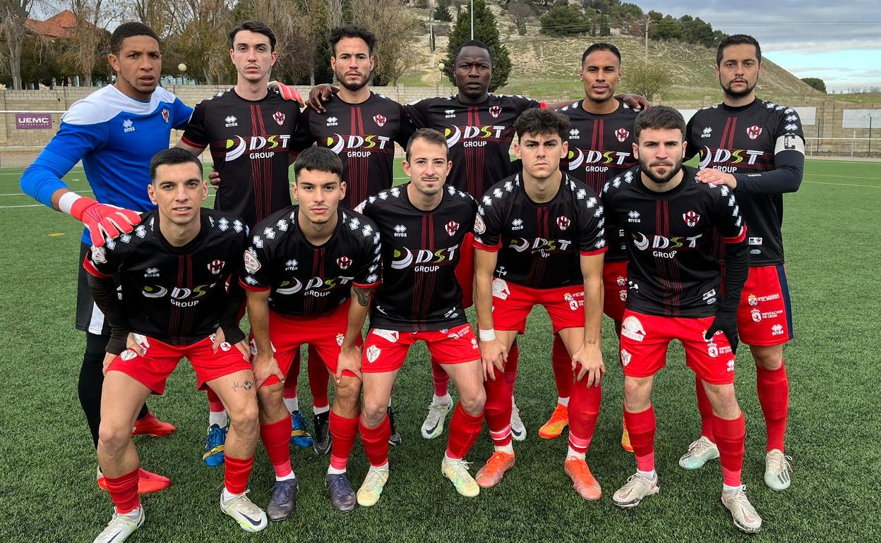 Once del Atlético Bembibre en Palencia.