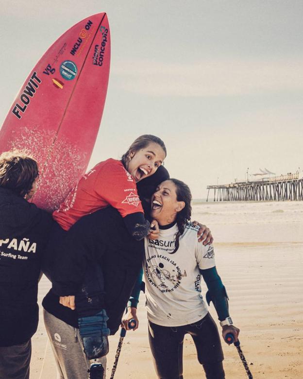 María Martín-Granizo se proclama campeona del mundo de surf adaptado