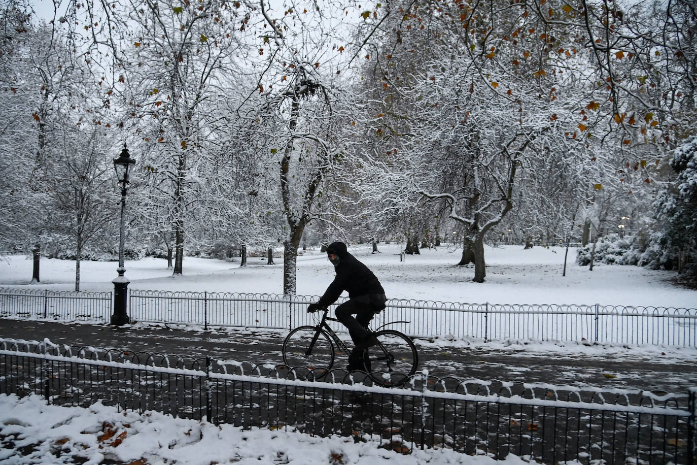 Fotos: Espectacular nevada en Londres