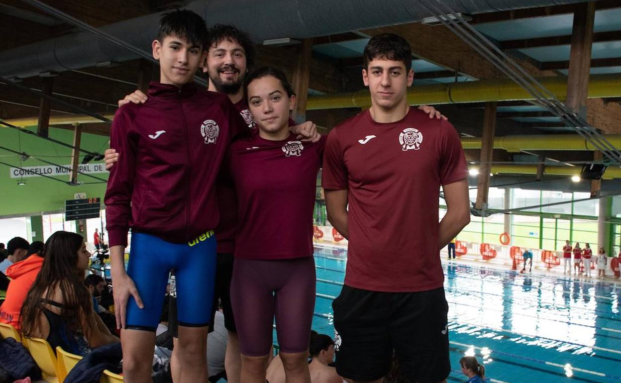 Julia Valladares y Jorge Díez y Javier Frade.