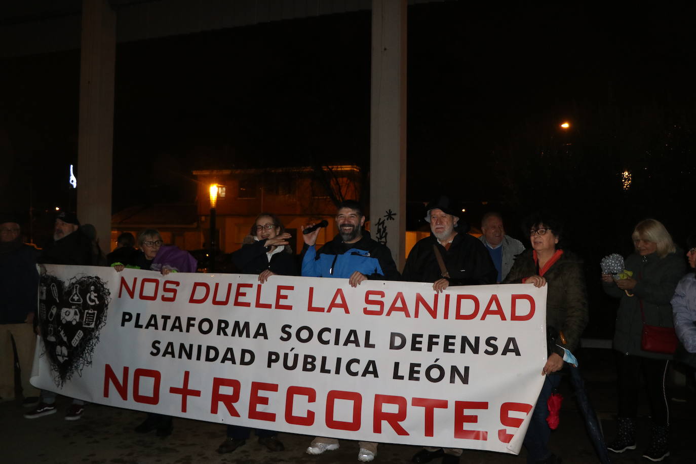 Concentración por el Centro de Salud de Pinilla. 