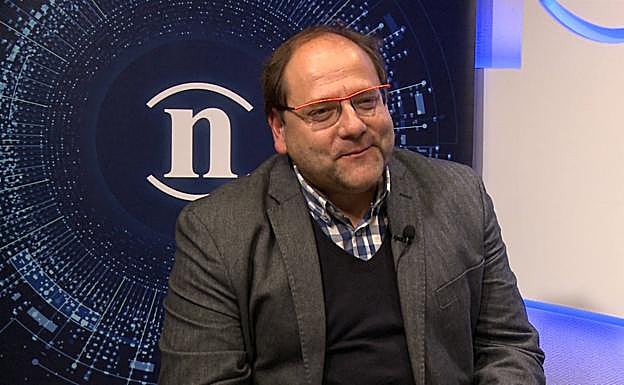 Javier Carrera, alcalde de La Bañeza, en su entrevista con Leonoticias