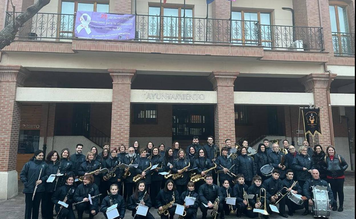 La Banda Municipal de Música de Santa María del Páramo.