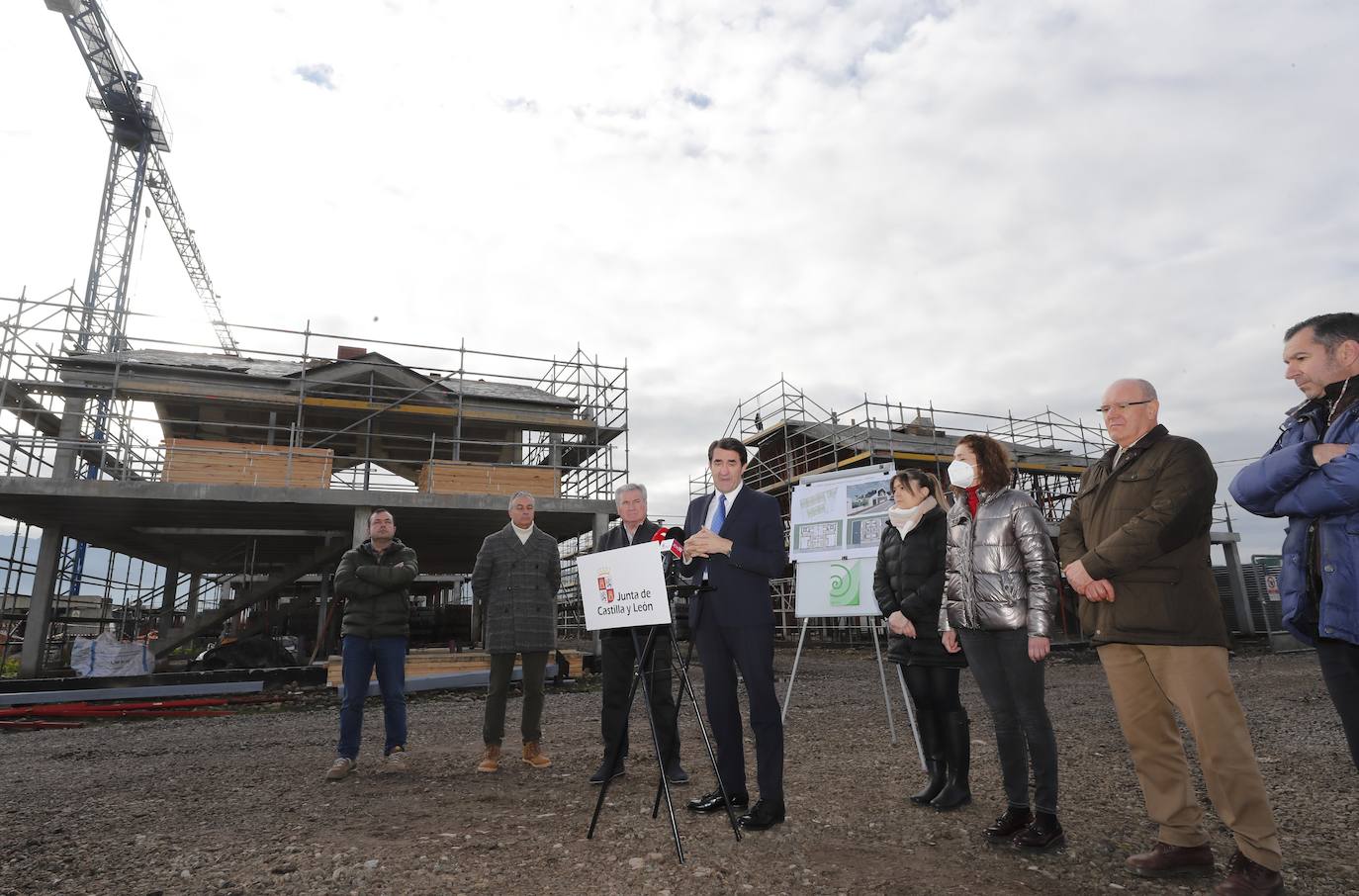 Fotos: Obras de la promoción de viviendas públicas