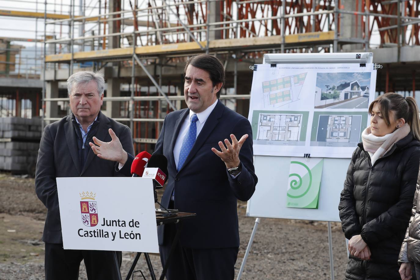 Fotos: Obras de la promoción de viviendas públicas