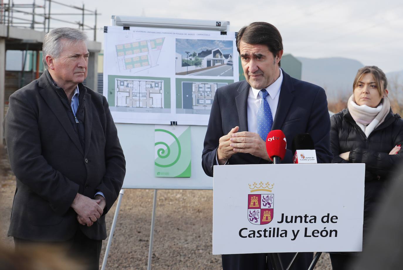 Fotos: Obras de la promoción de viviendas públicas