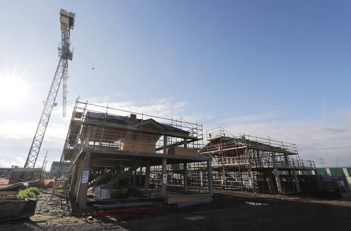 Fotos: Obras de la promoción de viviendas públicas