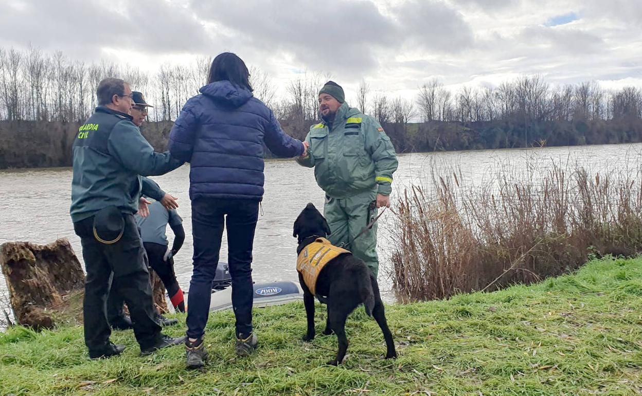 La aeronave fue localizada en el río Duero.