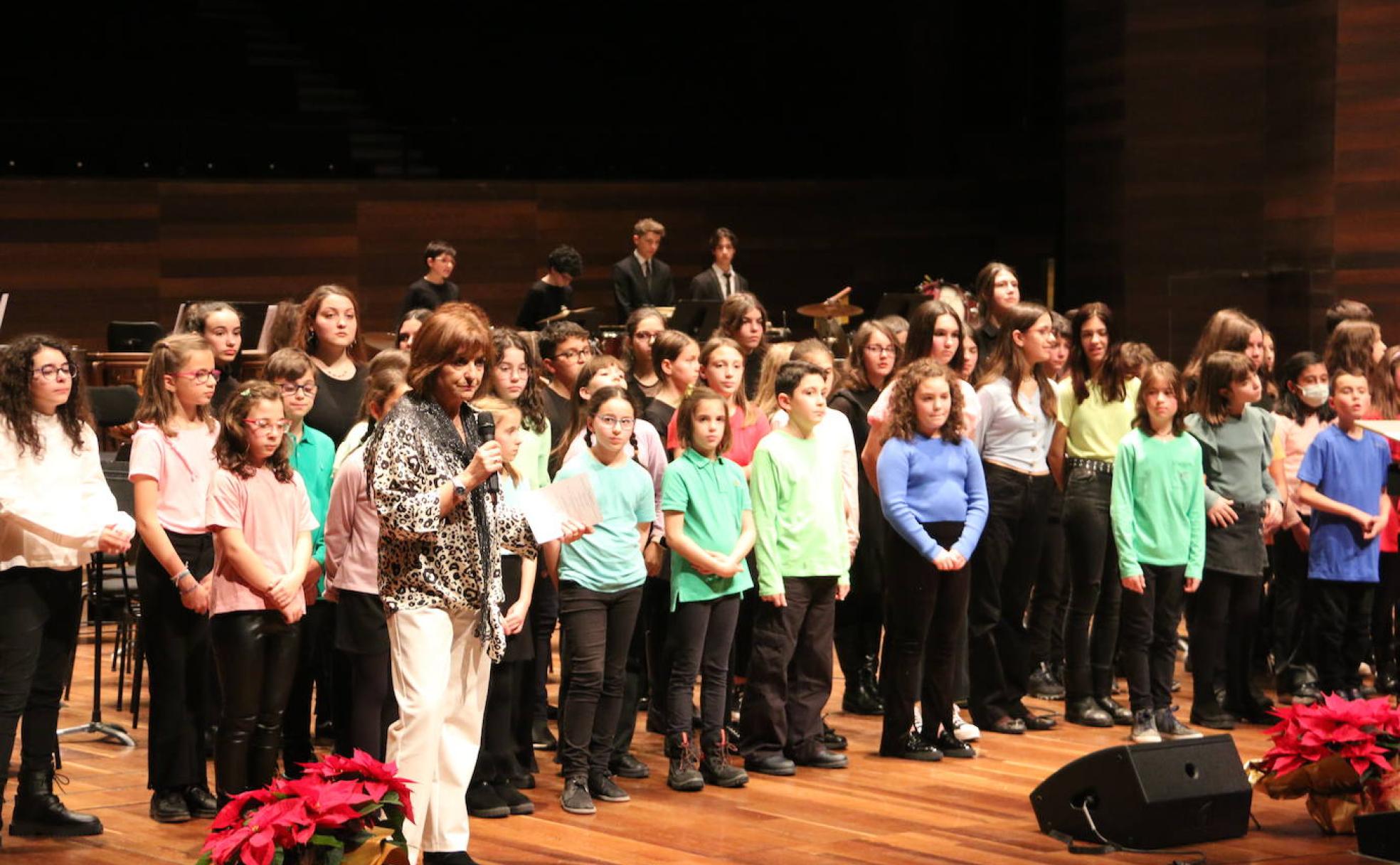 Concierto de Navidad de las diferentes agrupaciones musicales del Conservatorio Profesional de Música de León.