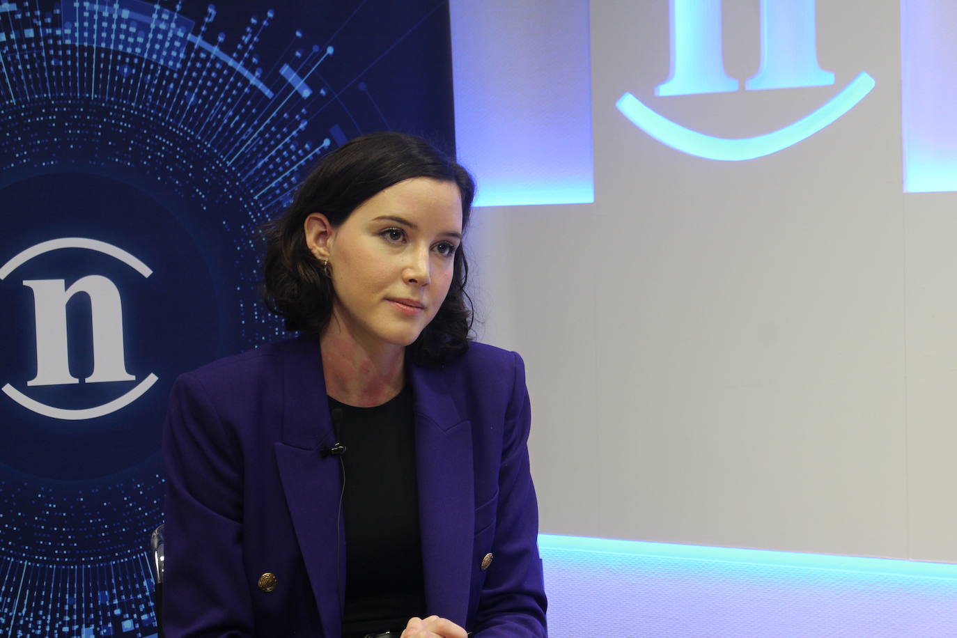 Fotos: Andrea Fernández, diputada nacional del PSOE, en una entrevista en leonoticias