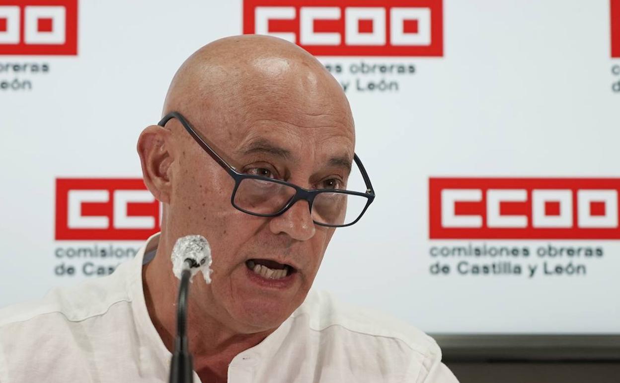 El secretario de Acción Sindical, Medio Ambiente y Salud Laboral de CCOO Castilla y León, Fernando Fraile.