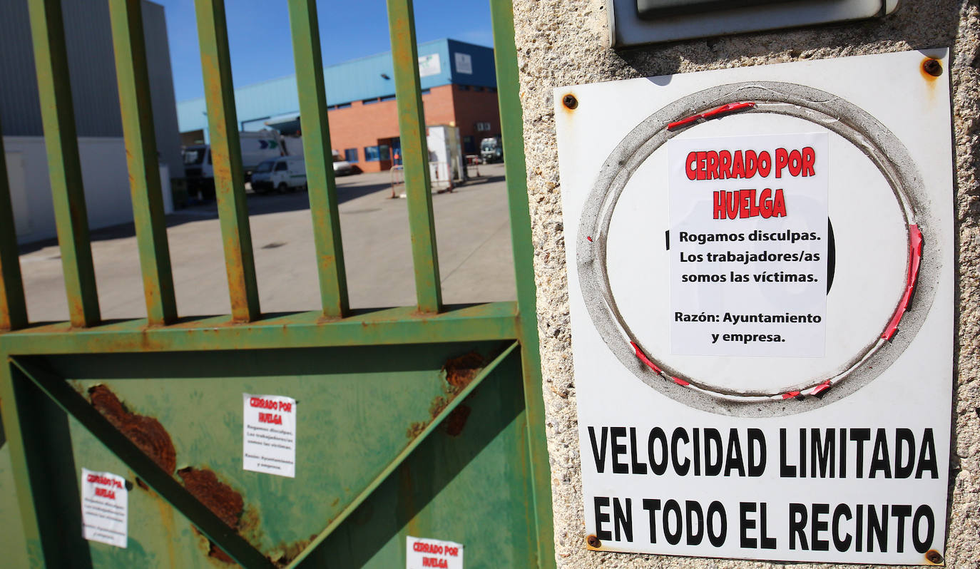 Huelga de la basura en Ponferrada