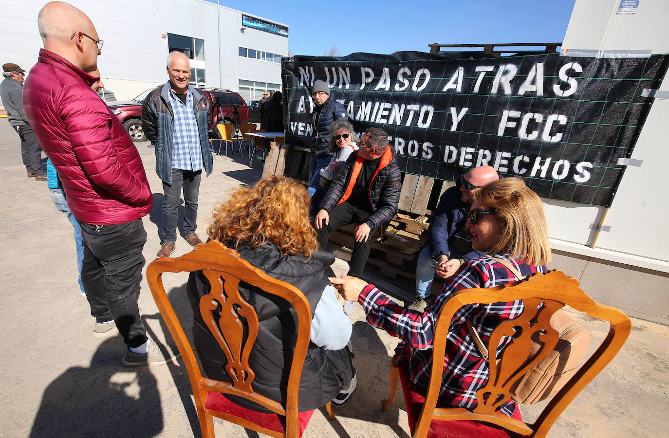 Huelga de la basura en Ponferrada