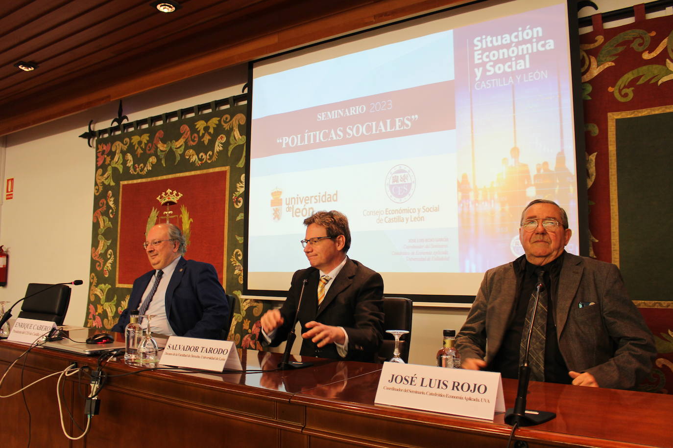 Seminario sobre políticas sociales organizado por el Consejo Económico y Social de Castilla y León y la ULE