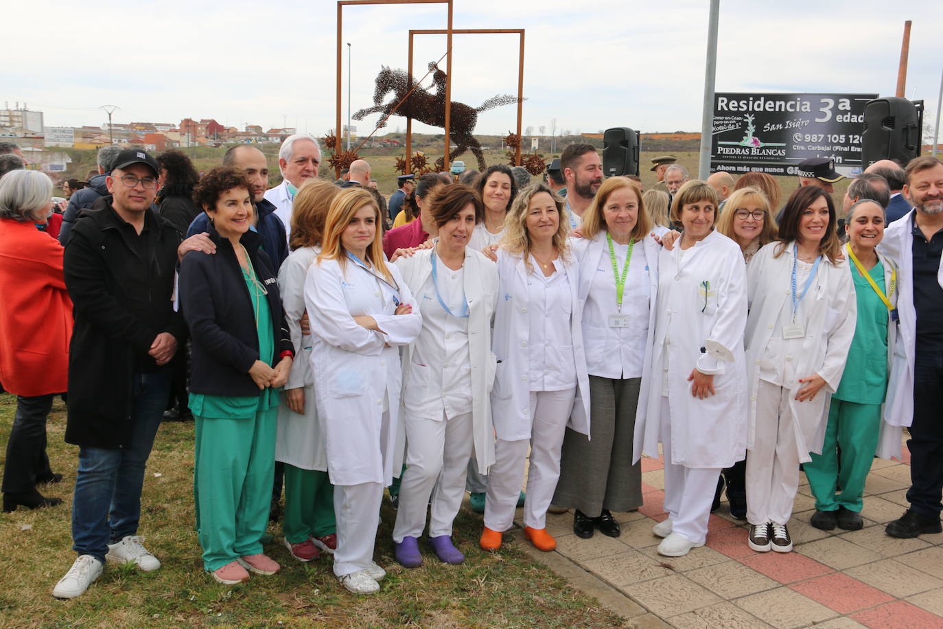 Homenaje a los héroes de la pandemia