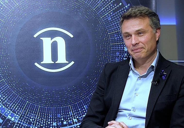 Juan Pablo Regadera, alcalde de Valencia de Don Juan, en su entrevista con Leonoticias