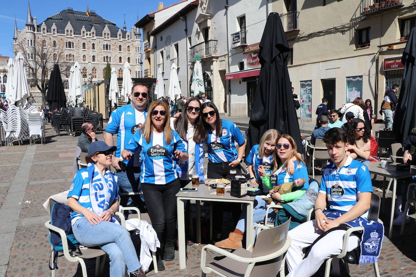 Aficionados del Deportivo por León