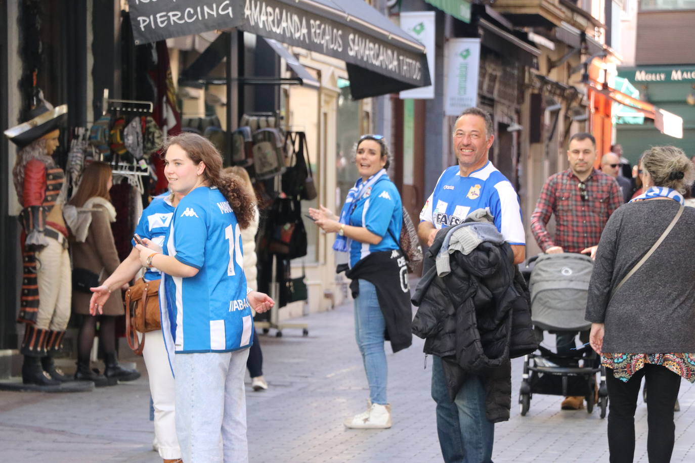 Aficionados del Deportivo por León