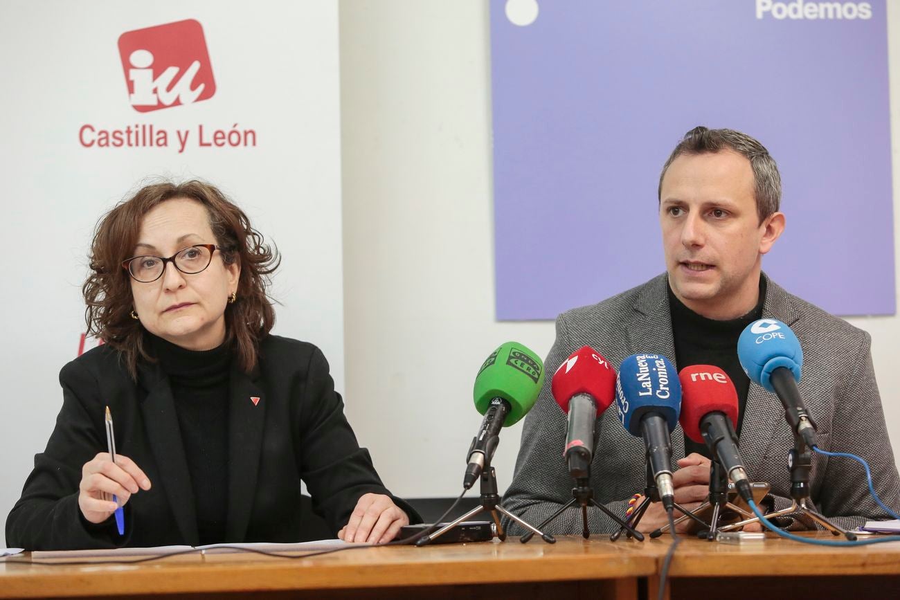 Izquierda Unida y Podemos presentan su acuerdo electoral para León
