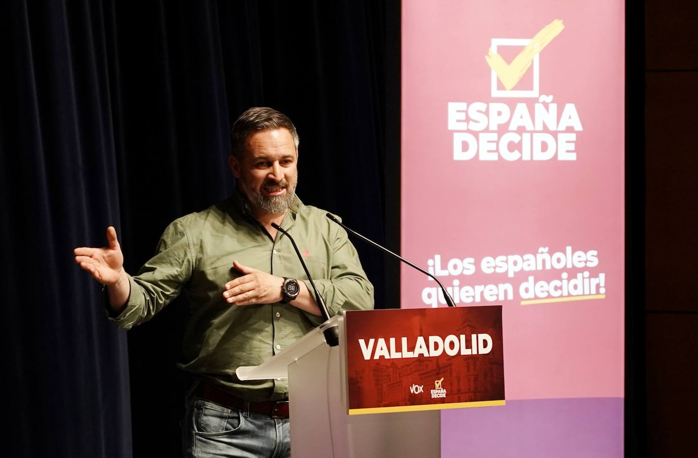 Acto político de Vox en Valladolid