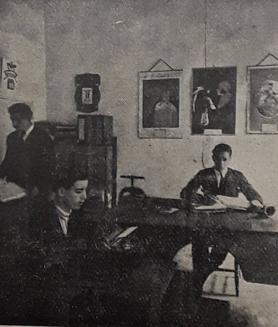 Imagen secundaria 2 - Sección de máquinas de la Imprenta Moderna en 1925, Joaquín Chamorro 1925, Sección de Escritorio 1925 