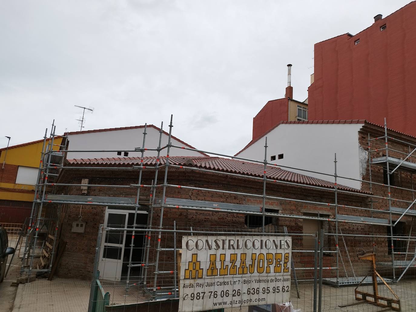 Obras en el Centro del Mayor de Valencia