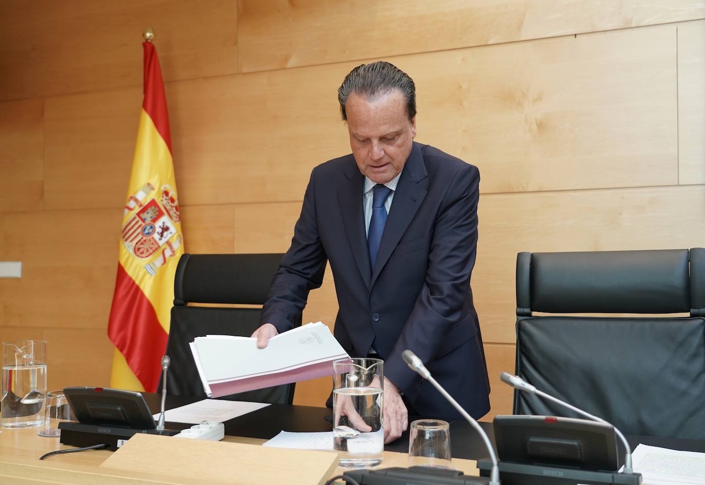 El presidente del Consejo de Cuentas comparece en la Comisión de Economía y Hacienda de las Cortes