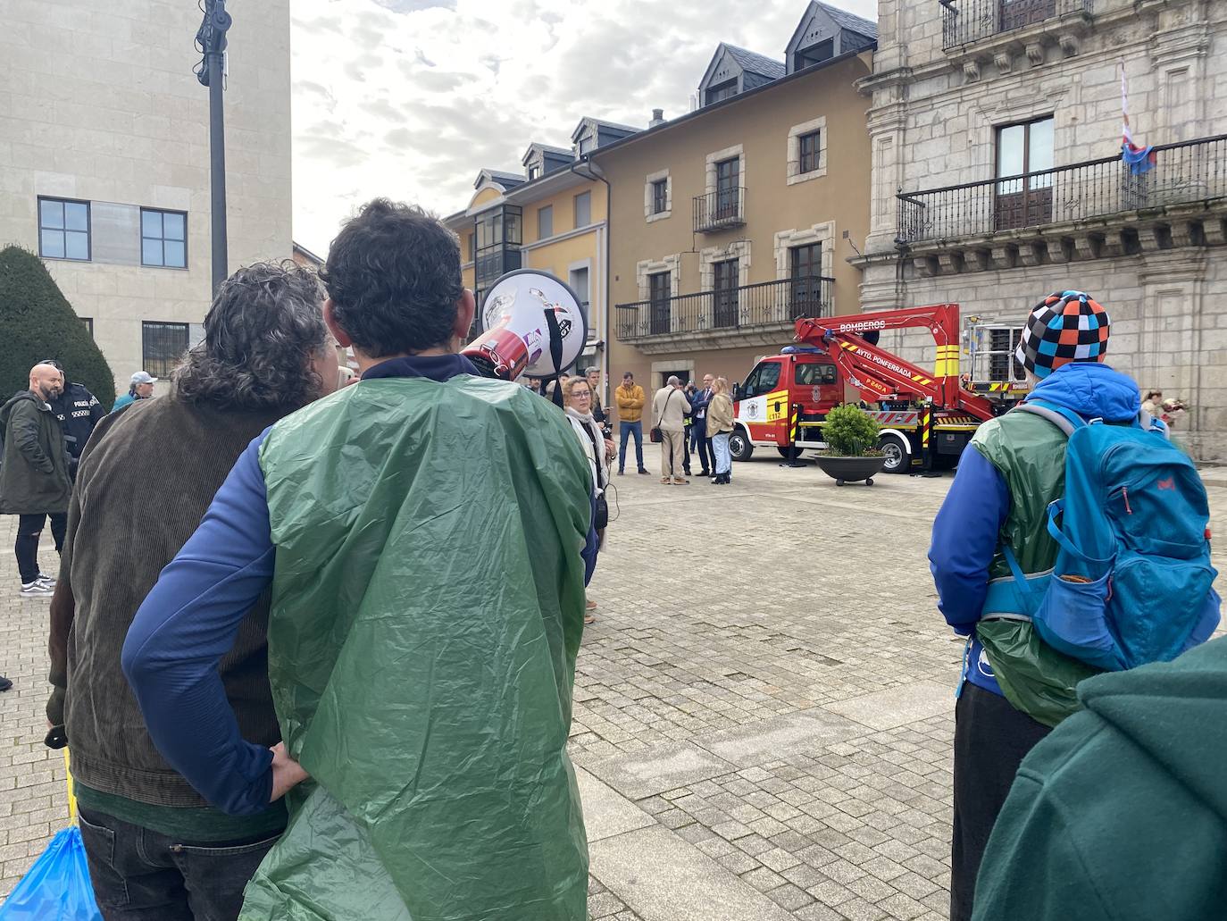 Protesta trabajadores FCC