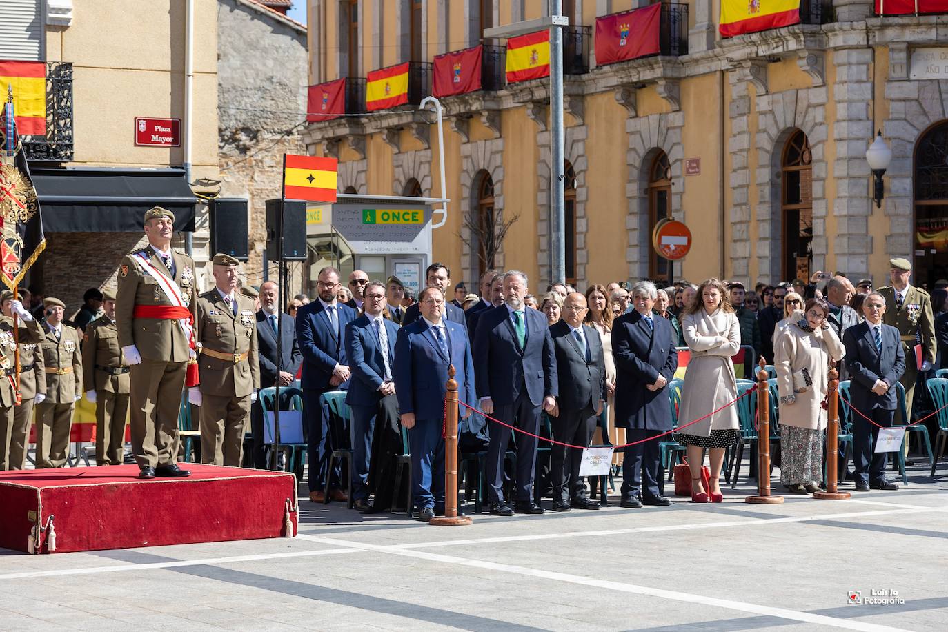 Jura de Bandera civil celebrada en La Bañeza