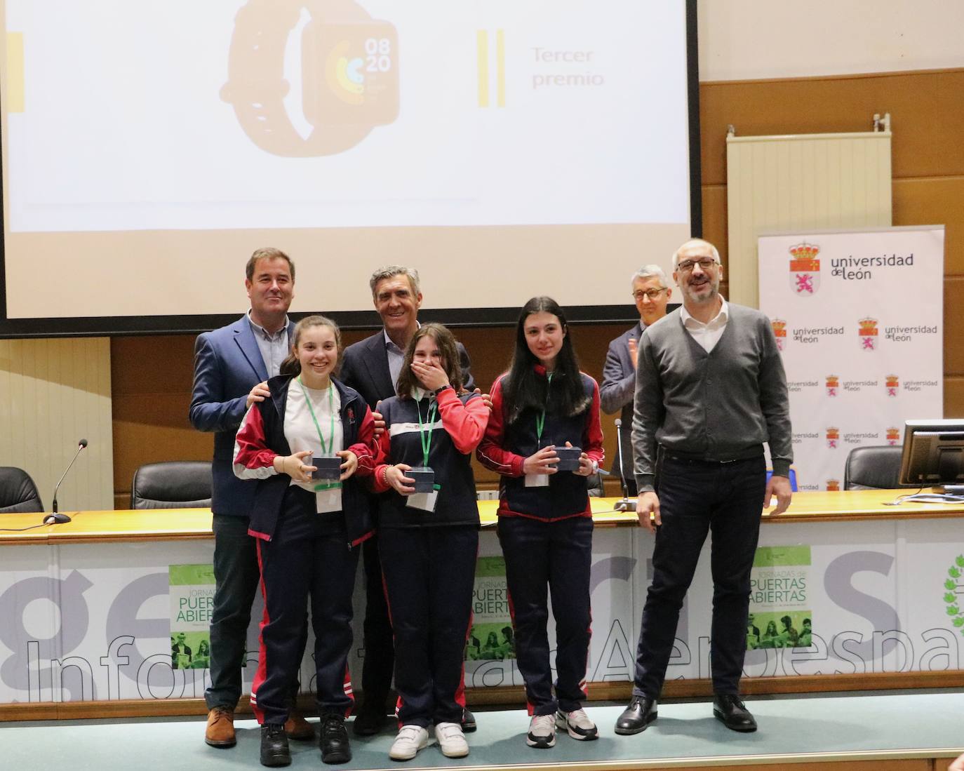 La ULE entrega los premios de la I Olimpiada de Ingeniería Industrial