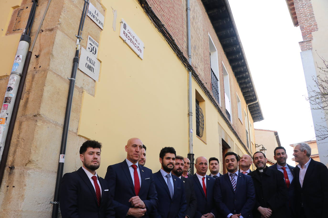 Inauguración de la calle de la Redención