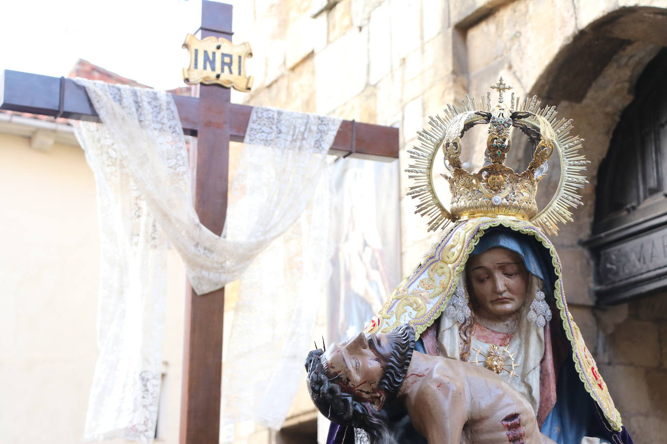 Las imágenes de la Procesión de la Dolorosa