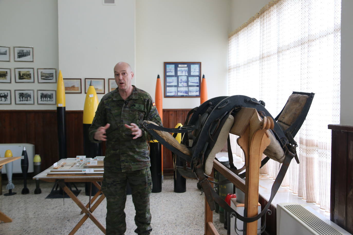 Sala histórica del Maca en la Base Militar &#039;Conde Gazola&#039;