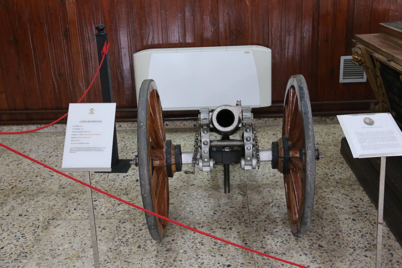 Sala histórica del Maca en la Base Militar &#039;Conde Gazola&#039;