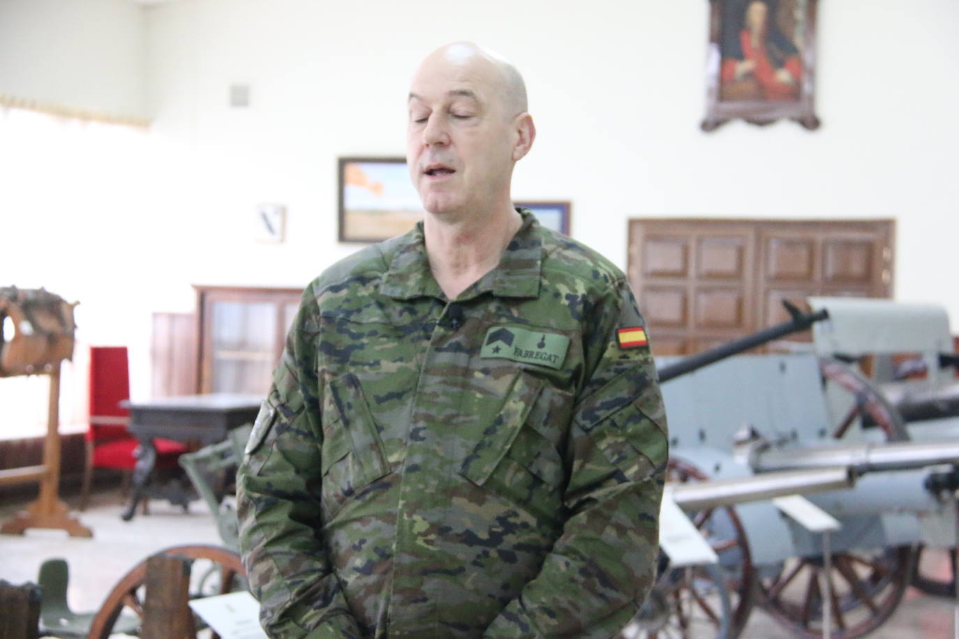 Sala histórica del Maca en la Base Militar &#039;Conde Gazola&#039;