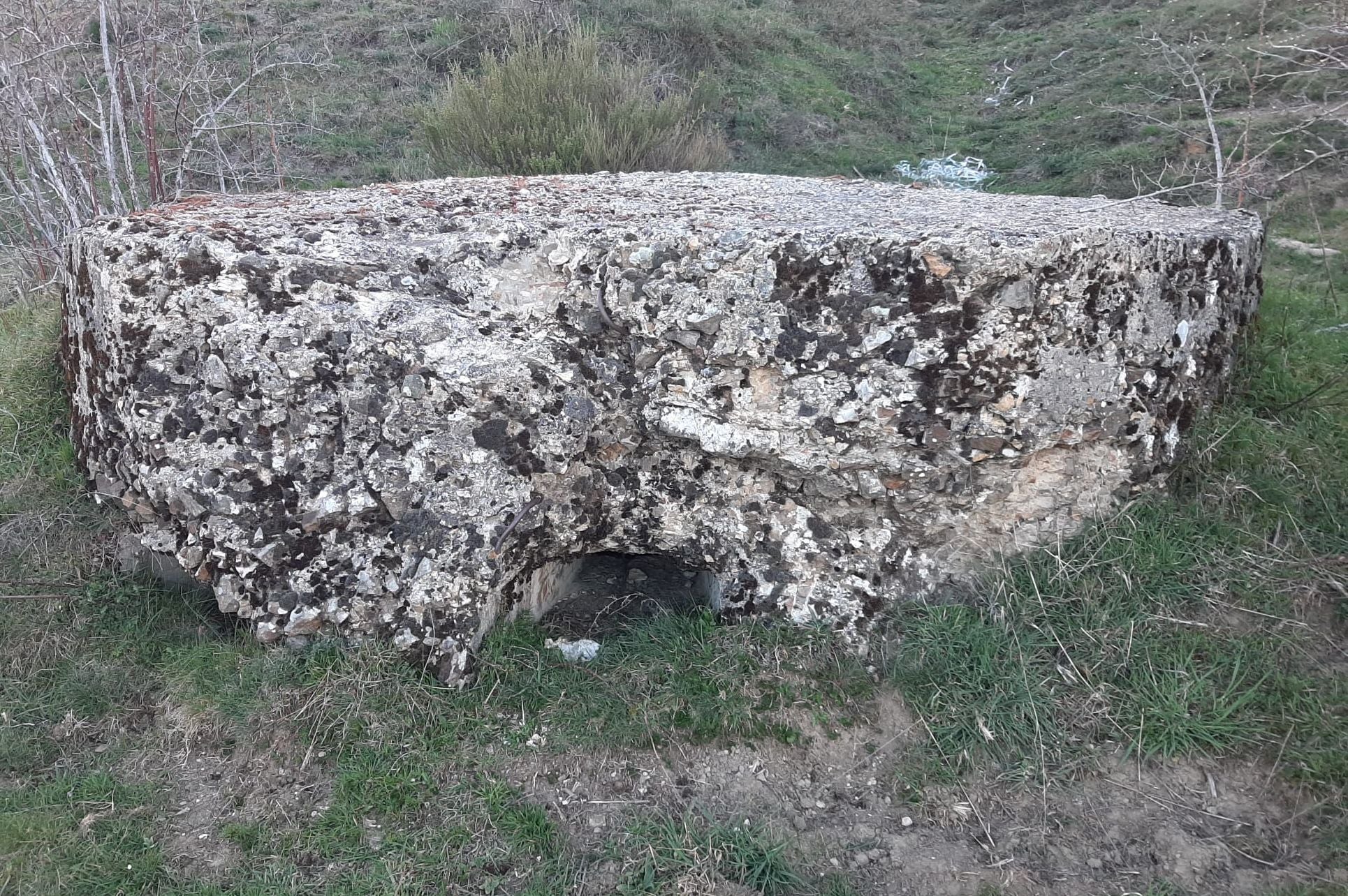 Un obus de la Guerra Civil